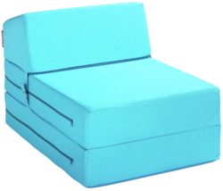 ColourMatch Single Chairbed - Crystal Blue.